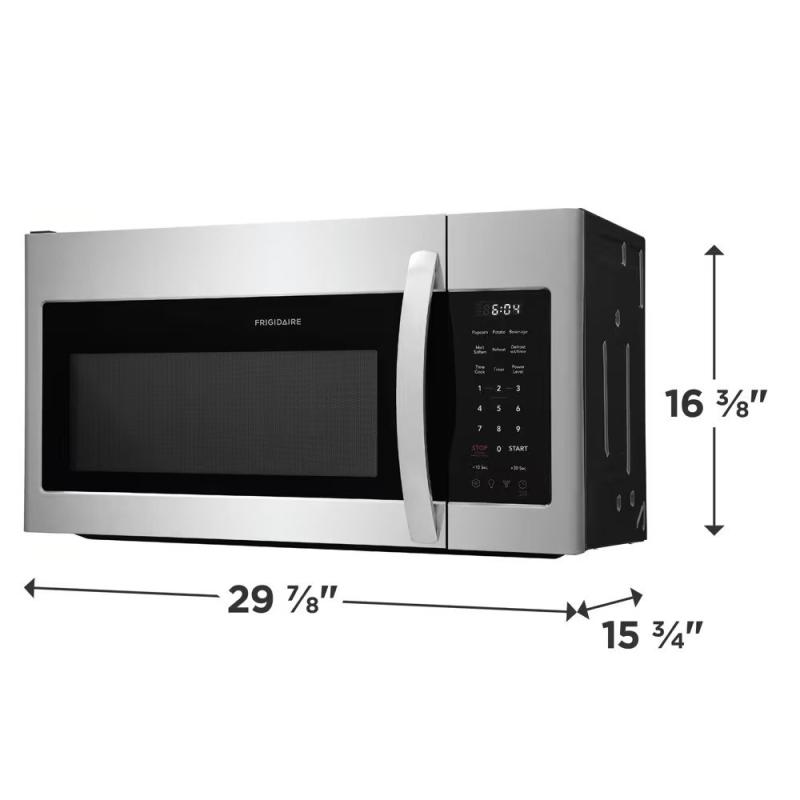 Frigidaire MICROONDAS CON EXTRACTOR DE 1.8P³ 1000W S1846BS